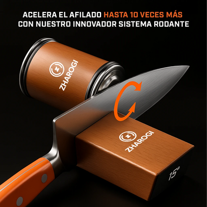 ZHAROGI - Afilado Profesional, Rápido y sin Esfuerzo
